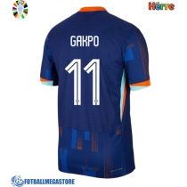 Fotballdrakt Herre Nederland Cody Gakpo #11 Bortedrakt EM 2024 Kortermet